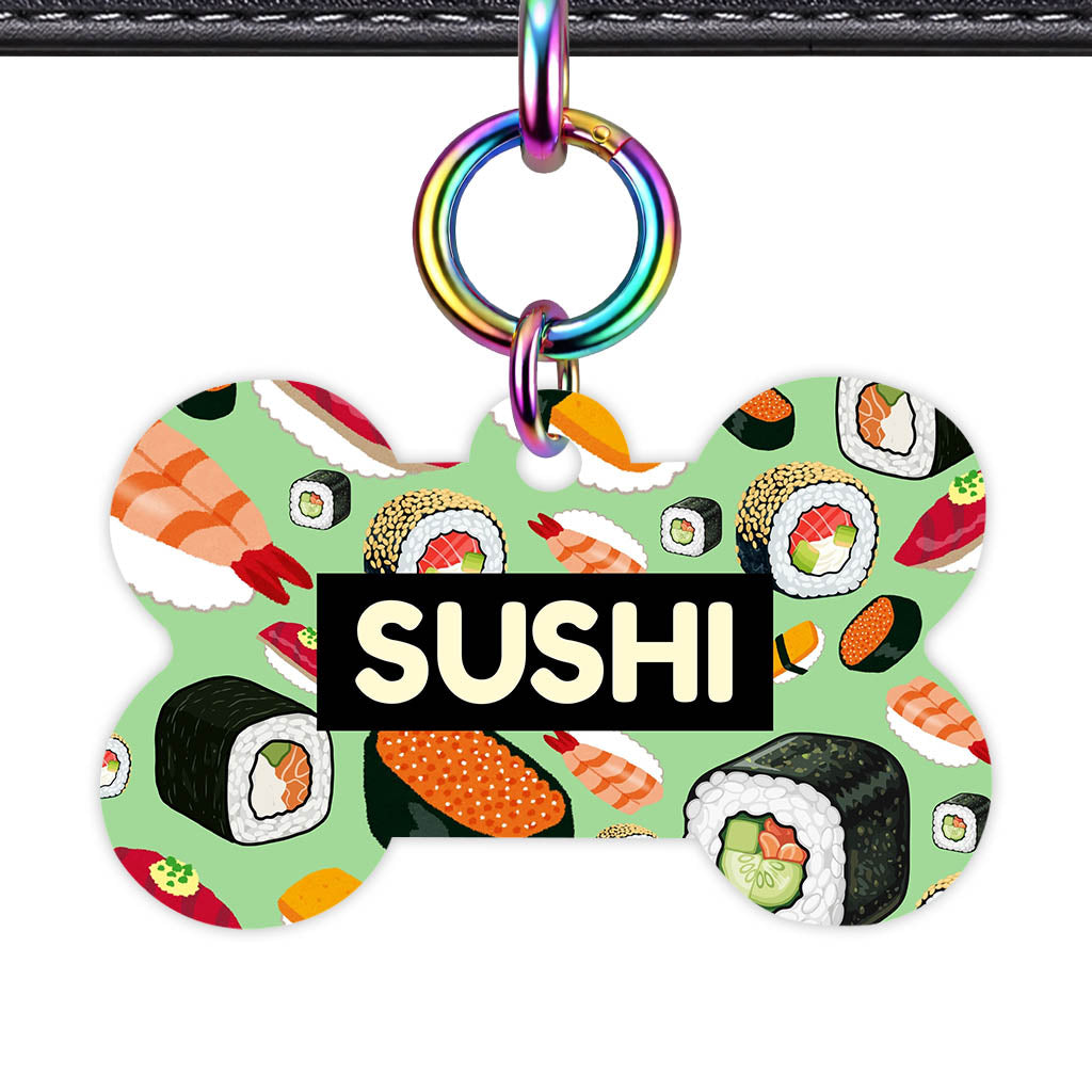 Sushi Heaven QR Smart Pet Id Tag (Dog Tag & Cat Tag)