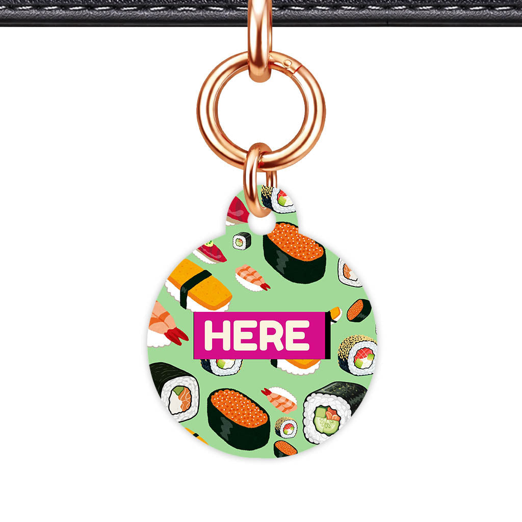 Sushi Heaven QR Smart Pet Id Tag (Dog Tag & Cat Tag)