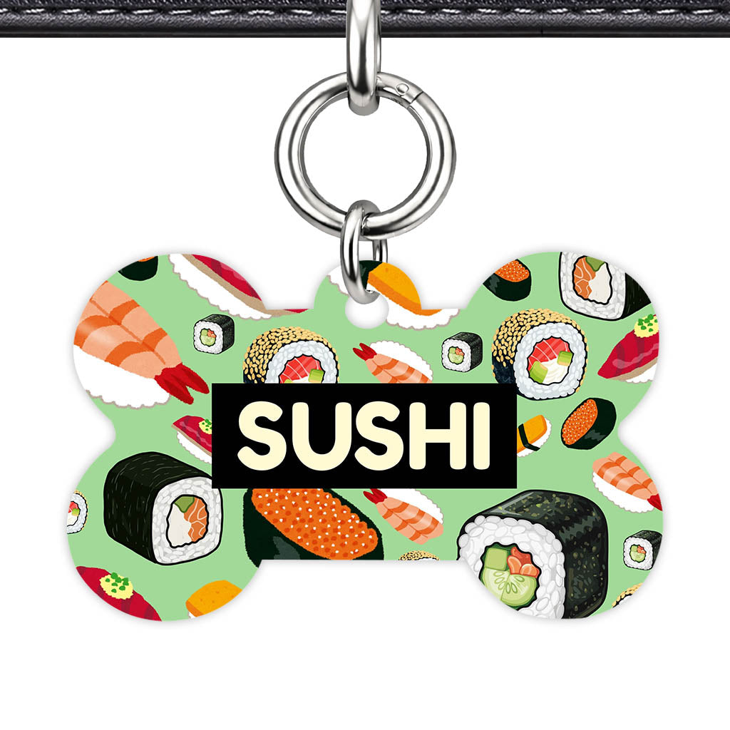 Sushi Heaven QR Smart Pet Id Tag (Dog Tag & Cat Tag)