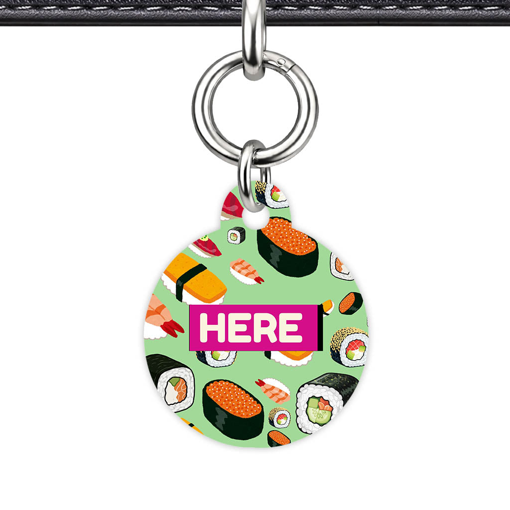 Sushi Heaven QR Smart Pet Id Tag (Dog Tag & Cat Tag)