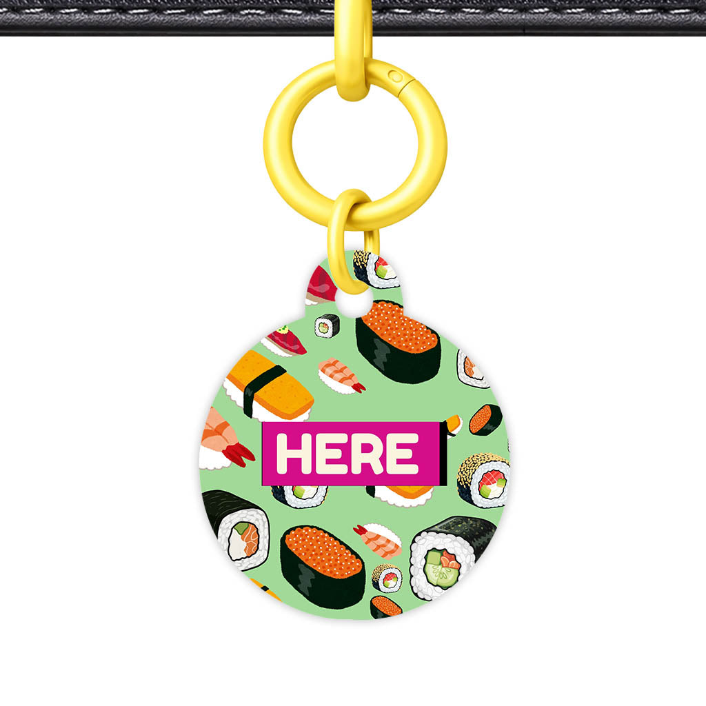 Sushi Heaven QR Smart Pet Id Tag (Dog Tag & Cat Tag)