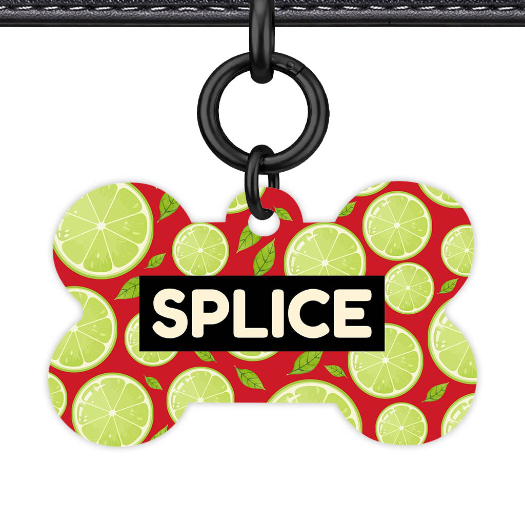 Lime Slices Classic Pet Id (Dog Tag & Cat Tag)