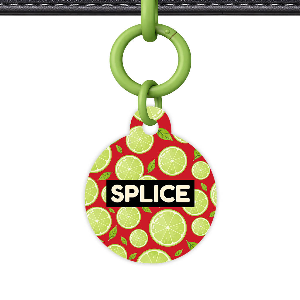 Lime Slices Classic Pet Id (Dog Tag & Cat Tag)