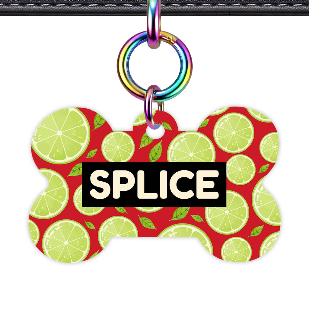 Lime Slices Classic Pet Id (Dog Tag & Cat Tag)