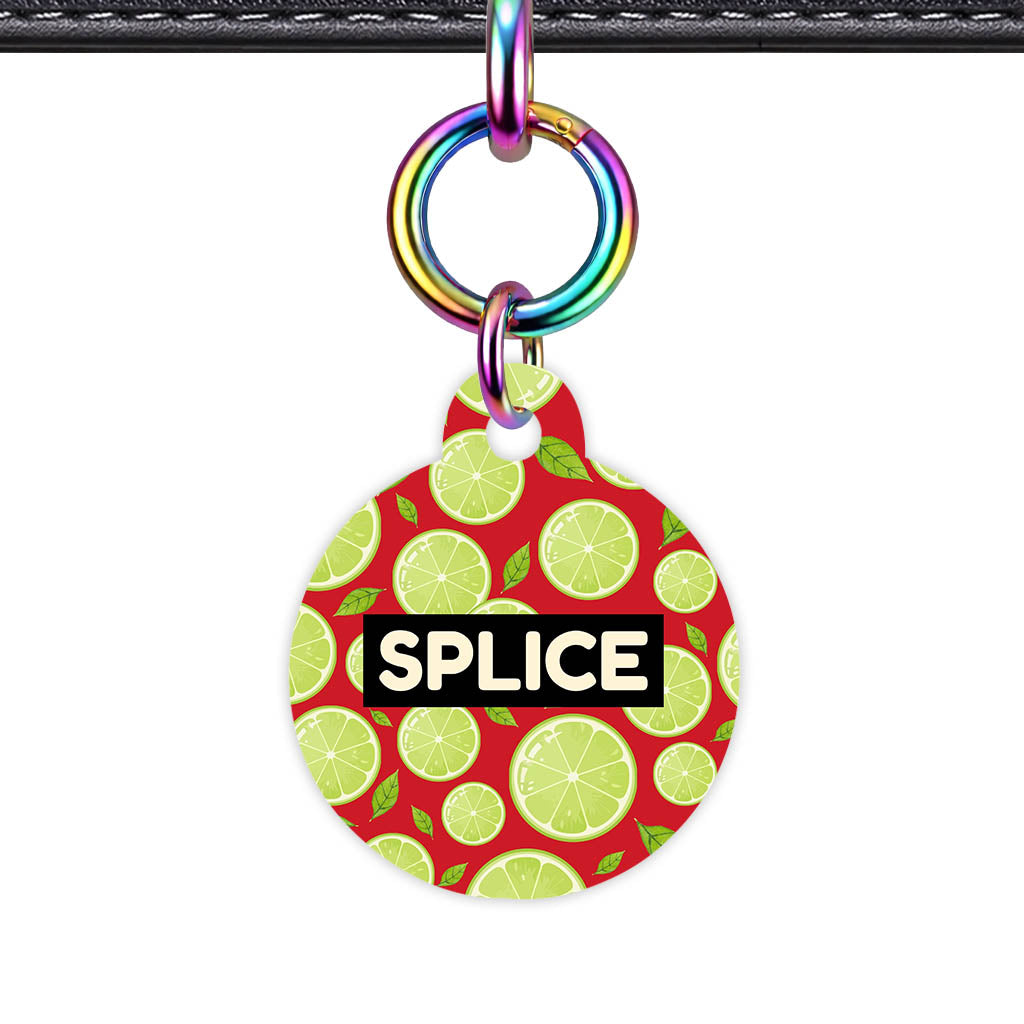 Lime Slices Classic Pet Id (Dog Tag & Cat Tag)