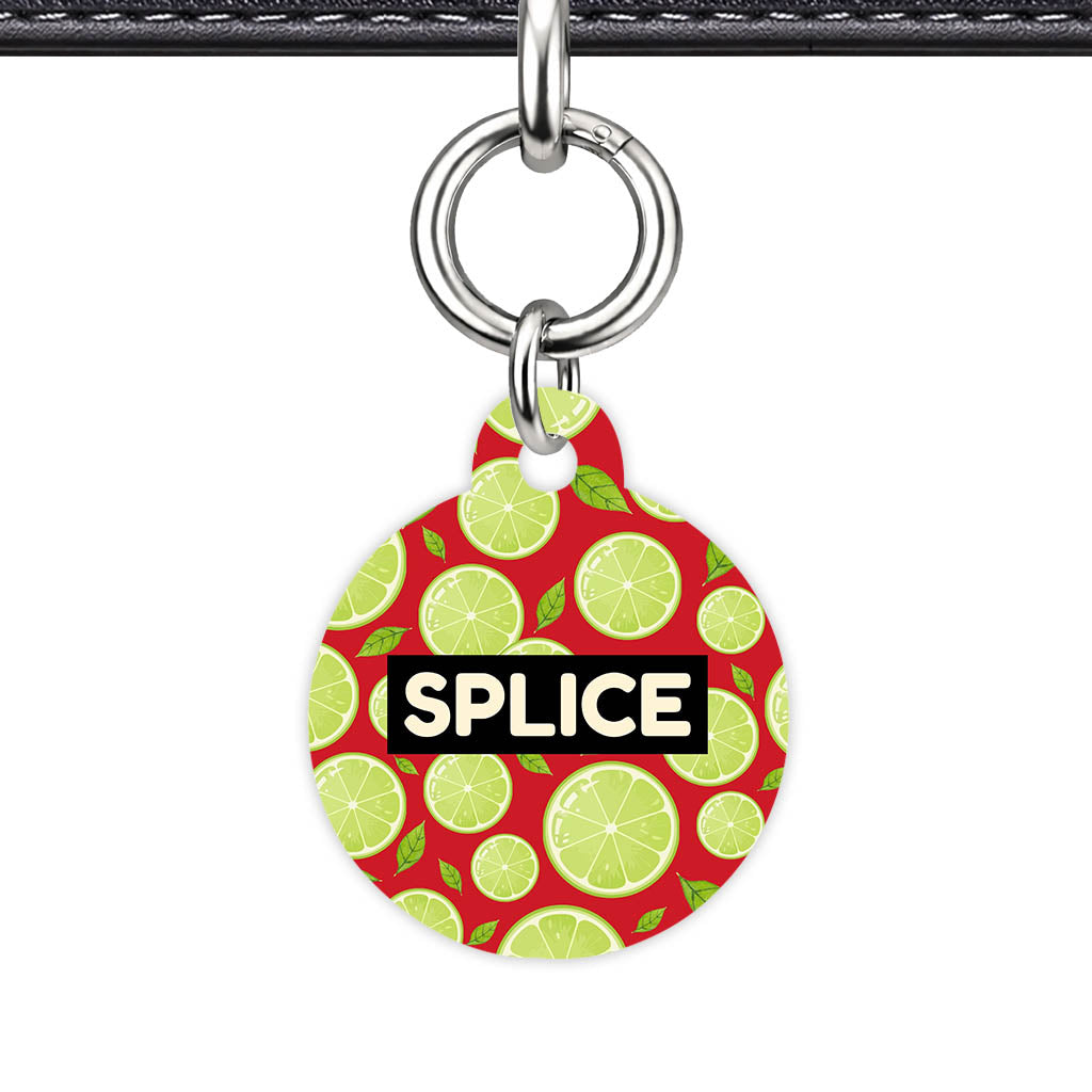 Lime Slices Classic Pet Id (Dog Tag & Cat Tag)