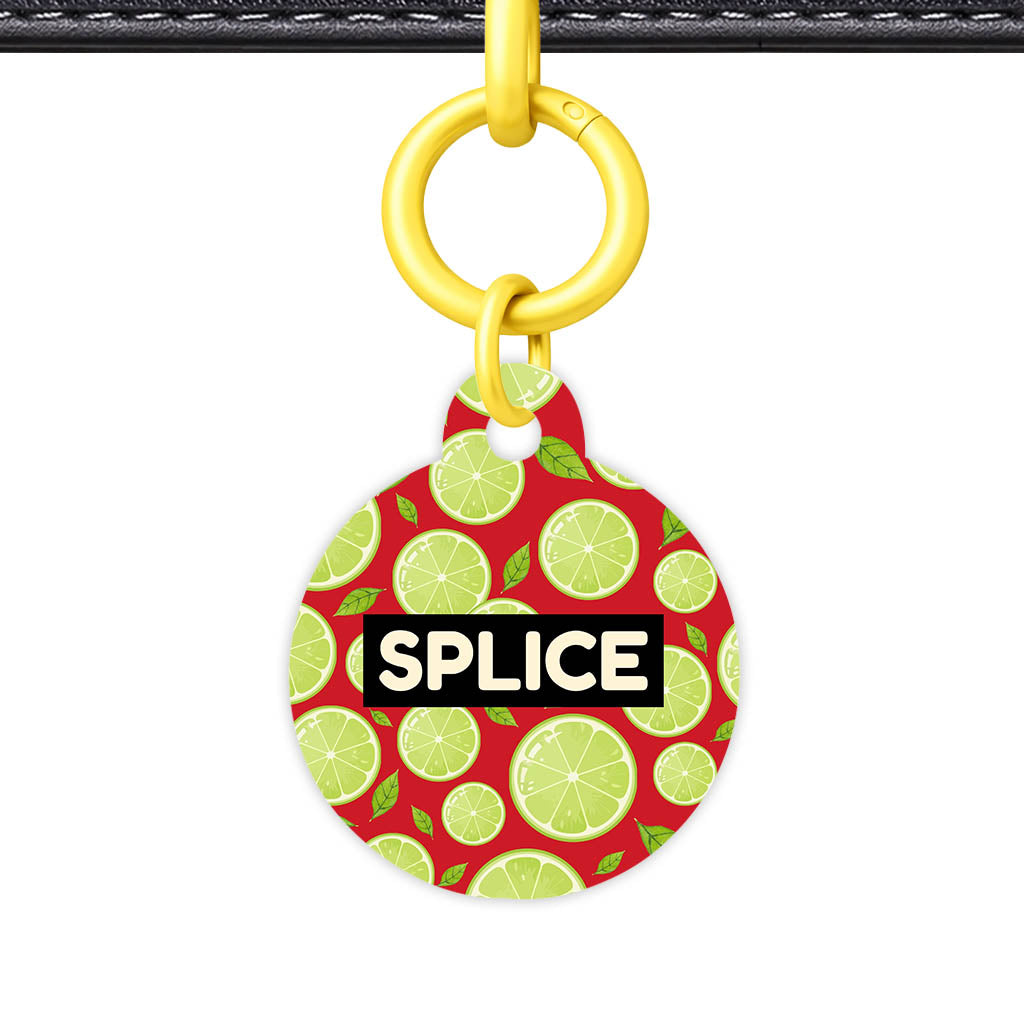 Lime Slices Classic Pet Id (Dog Tag & Cat Tag)