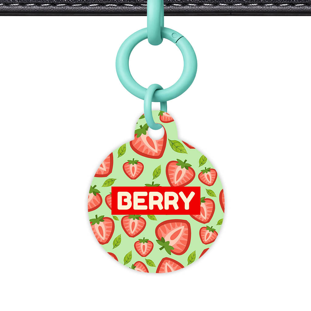 Berry Bliss QR Smart Pet Id Tag (Dog Tag & Cat Tag)