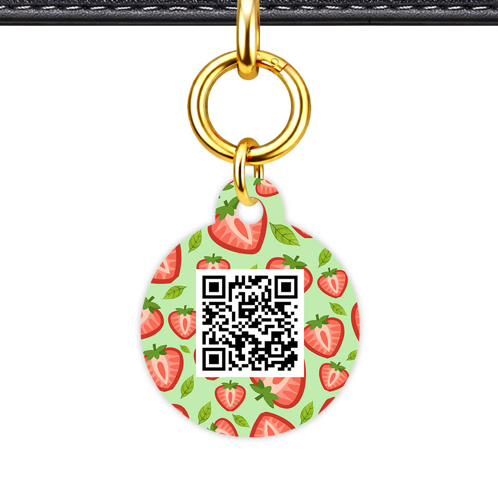 Berry Bliss QR Smart Pet Id Tag (Dog Tag & Cat Tag)