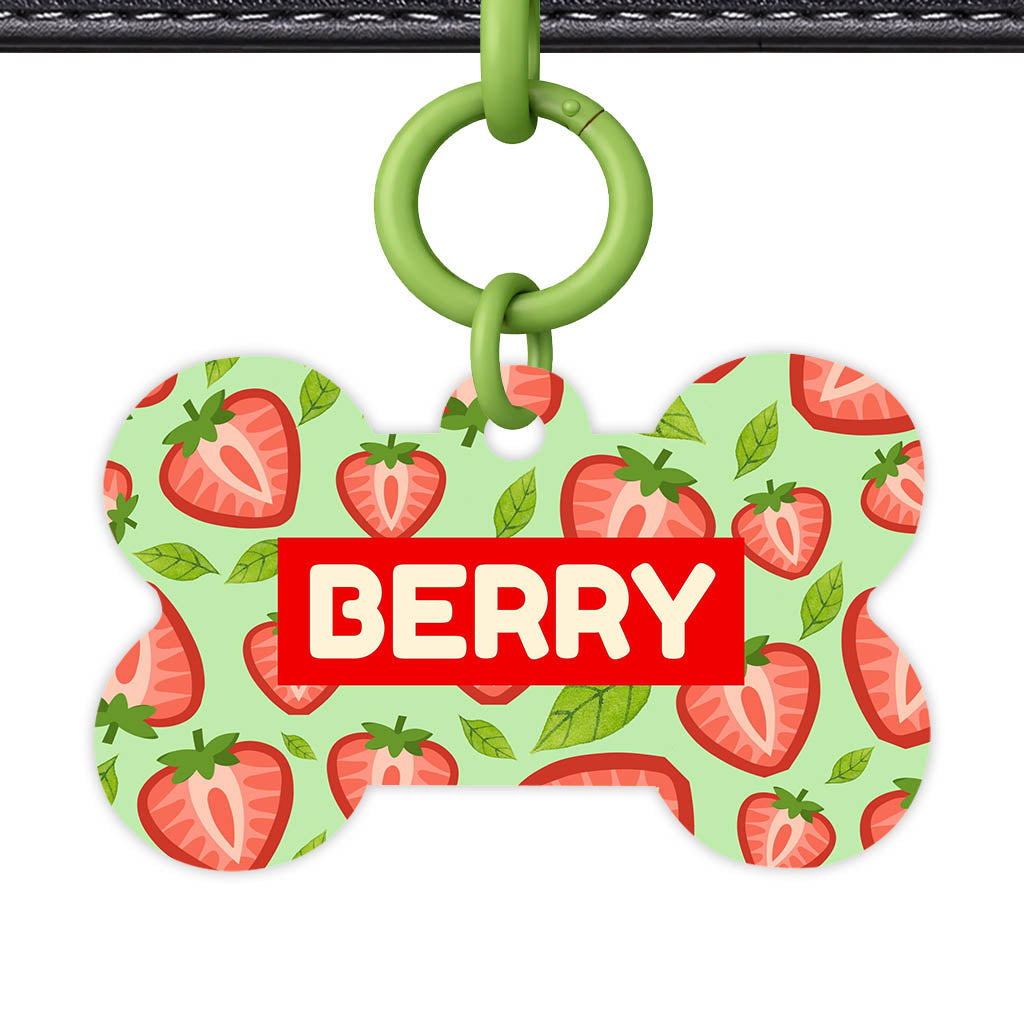 Berry Bliss QR Smart Pet Id Tag (Dog Tag & Cat Tag)