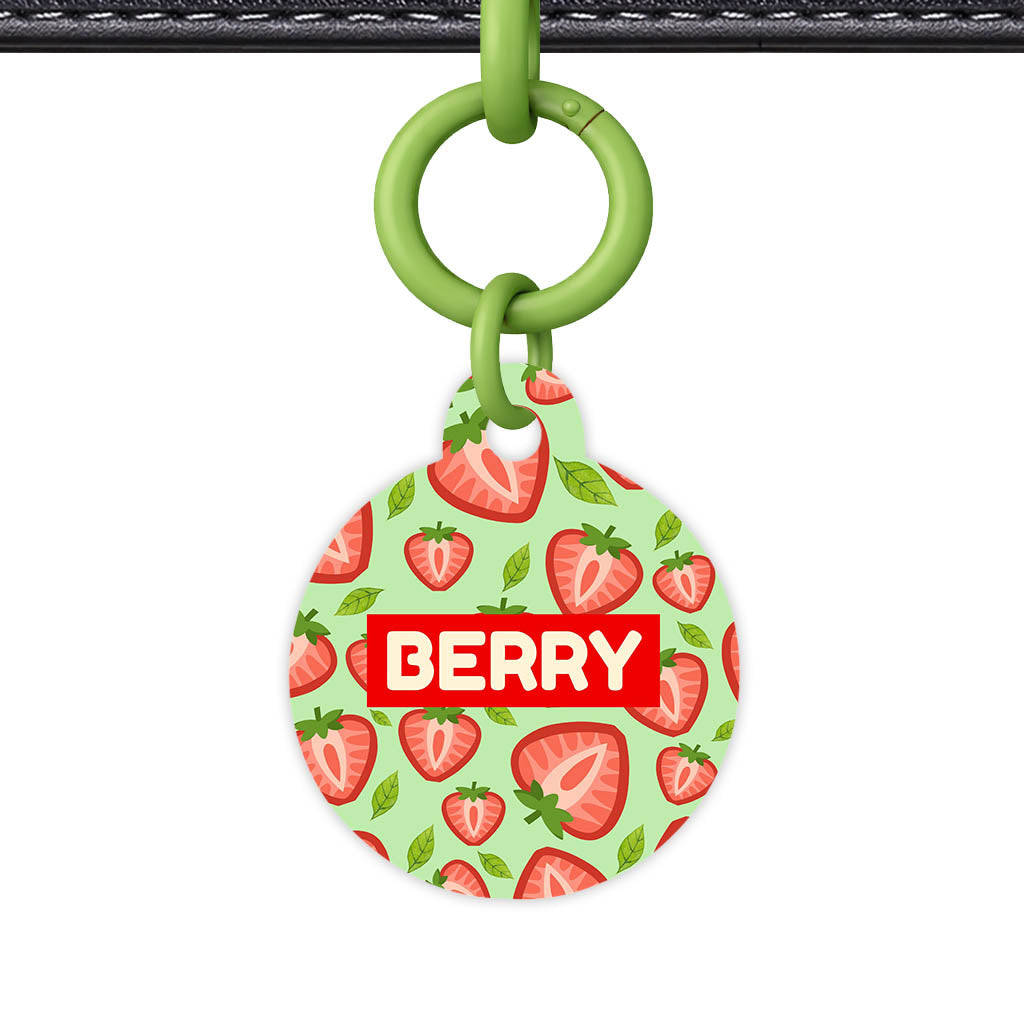 Berry Bliss QR Smart Pet Id Tag (Dog Tag & Cat Tag)