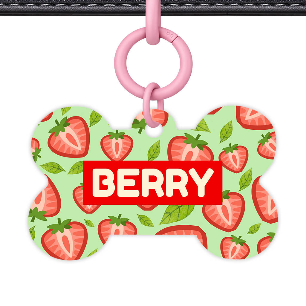 Berry Bliss QR Smart Pet Id Tag (Dog Tag & Cat Tag)