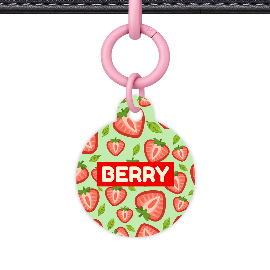Berry Bliss QR Smart Pet Id Tag (Dog Tag & Cat Tag)