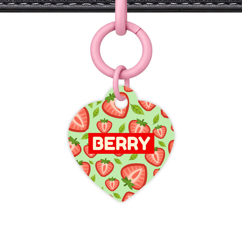 Berry Bliss QR Smart Pet Id Tag (Dog Tag & Cat Tag)