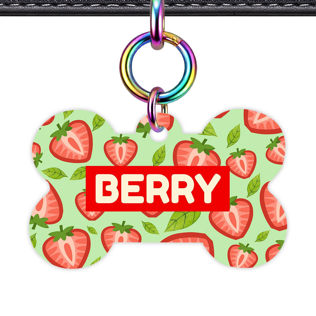 Berry Bliss QR Smart Pet Id Tag (Dog Tag & Cat Tag)