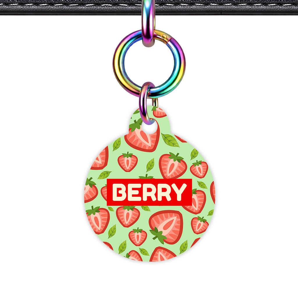 Berry Bliss QR Smart Pet Id Tag (Dog Tag & Cat Tag)