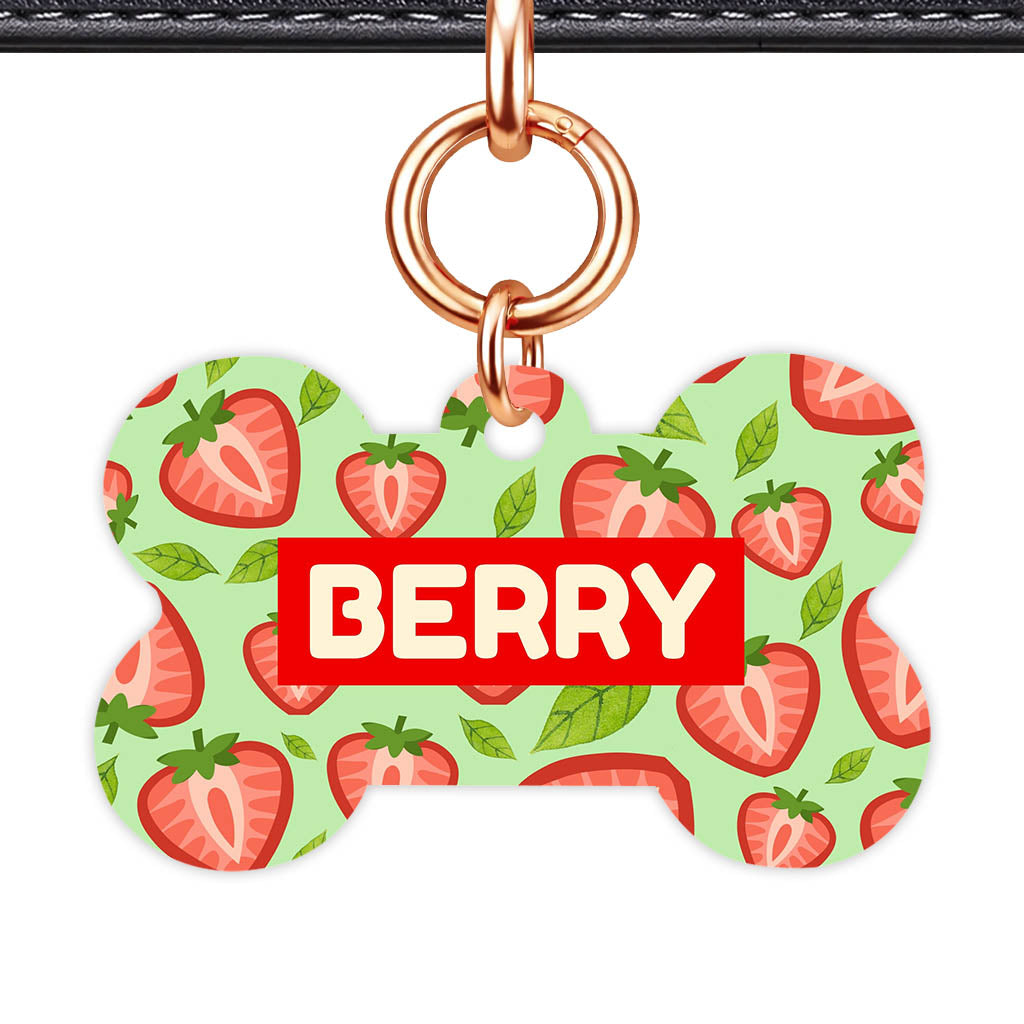 Berry Bliss QR Smart Pet Id Tag (Dog Tag & Cat Tag)
