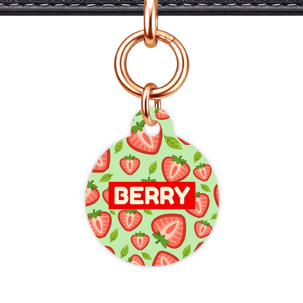 Berry Bliss QR Smart Pet Id Tag (Dog Tag & Cat Tag)