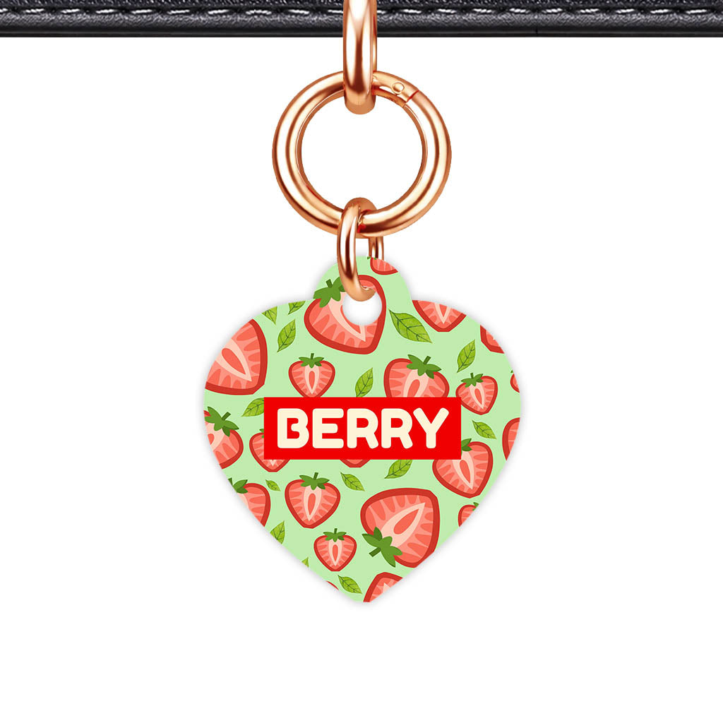 Berry Bliss QR Smart Pet Id Tag (Dog Tag & Cat Tag)