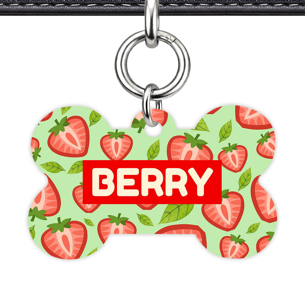 Berry Bliss QR Smart Pet Id Tag (Dog Tag & Cat Tag)