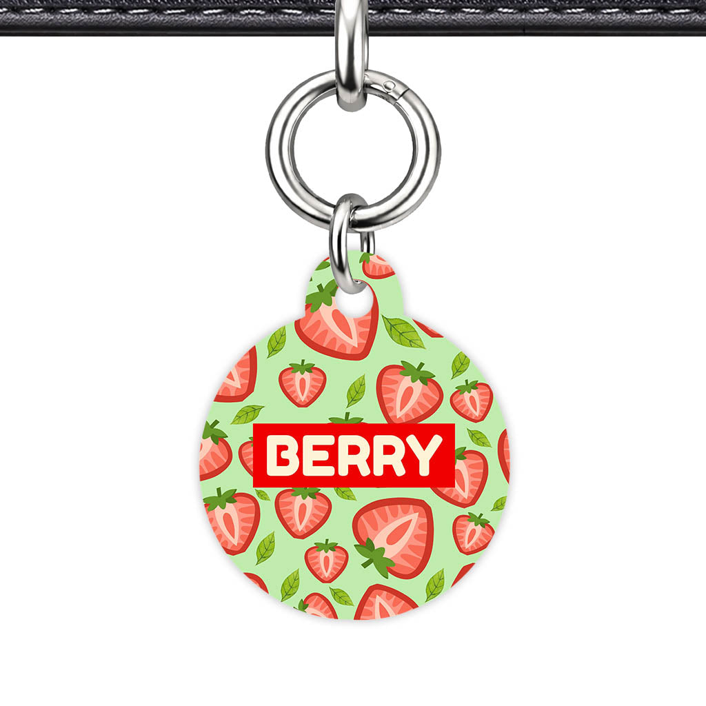 Berry Bliss QR Smart Pet Id Tag (Dog Tag & Cat Tag)