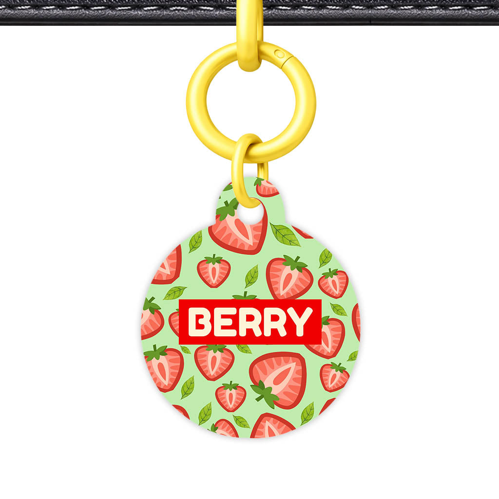 Berry Bliss QR Smart Pet Id Tag (Dog Tag & Cat Tag)