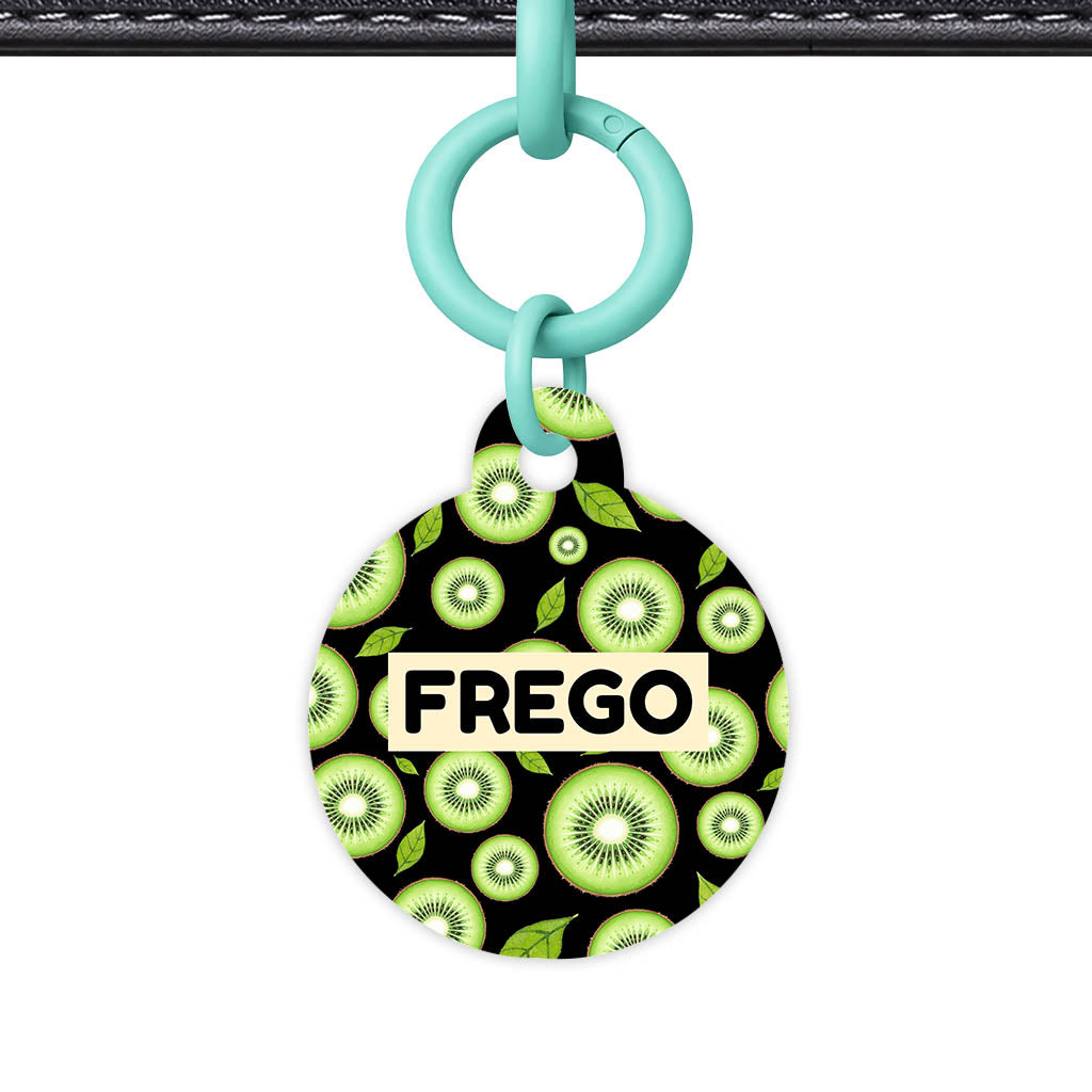 Kiwi Slices QR Smart Pet Id Tag (Dog Tag & Cat Tag)