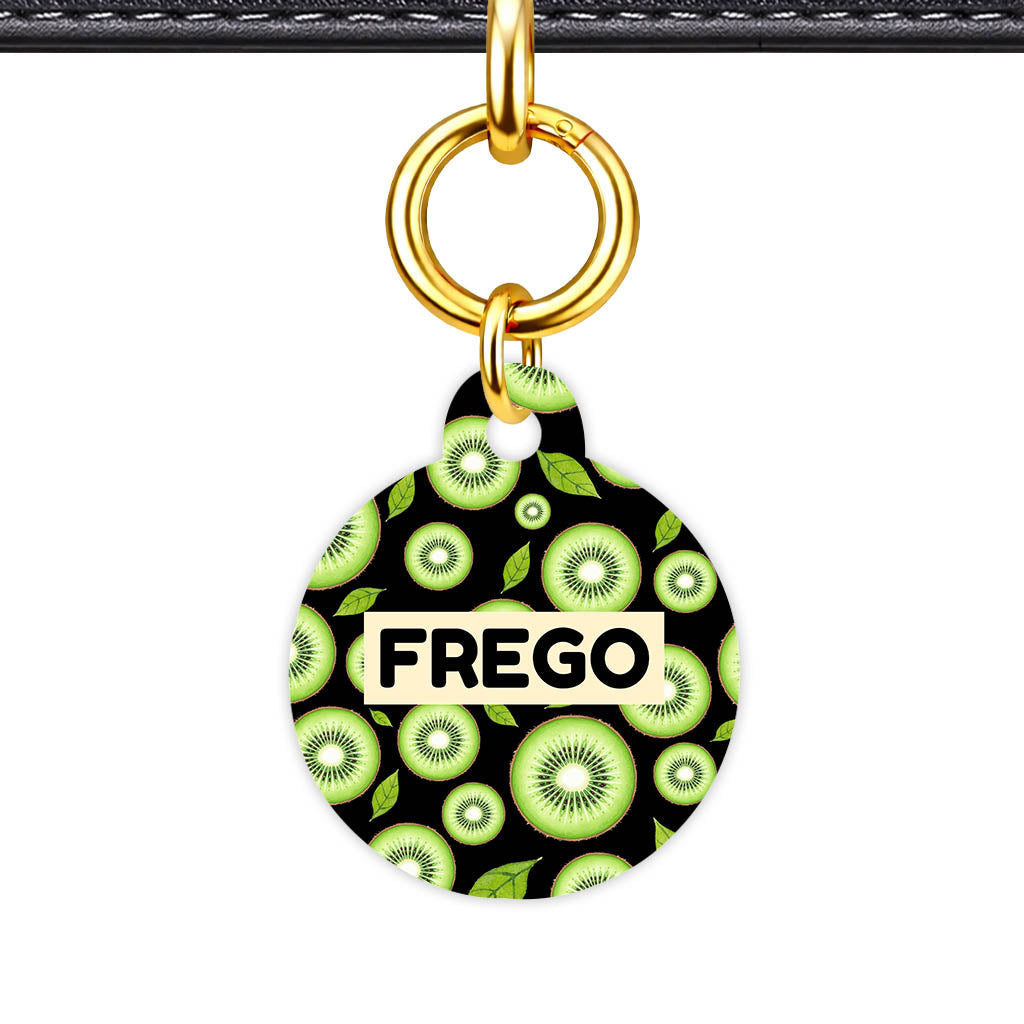 Kiwi Slices QR Smart Pet Id Tag (Dog Tag & Cat Tag)