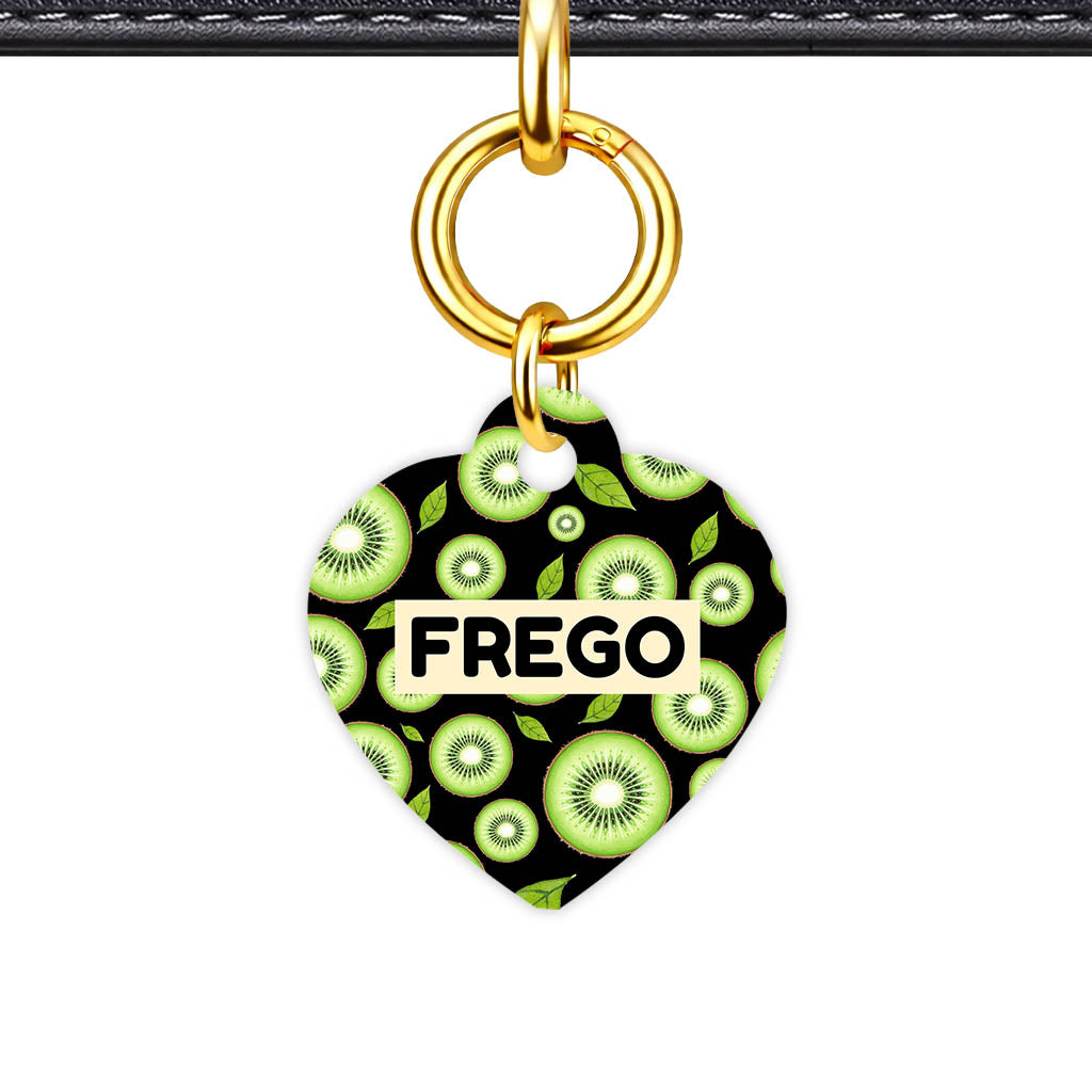 Mixed Classic Dog Tag Gold Classic Vol 26 | 5 Designs | Heart Bone Circle | Pet ID Tag - Classic Id Unique Kiwi Slices Classic Pet Id Dog Tag And Cat Tag 2048