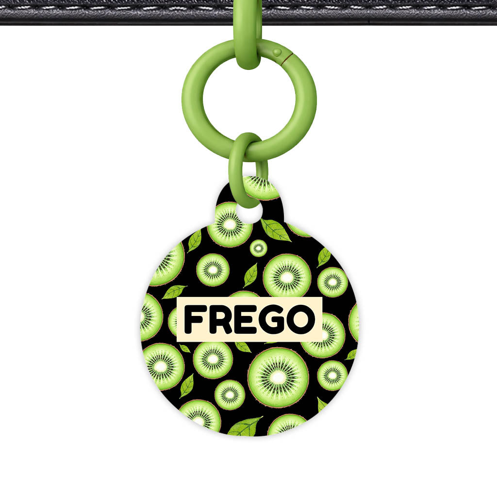 Kiwi Slices QR Smart Pet Id Tag (Dog Tag & Cat Tag)