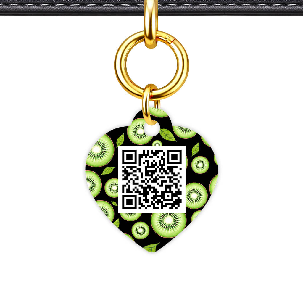 Kiwi Slices QR Smart Pet Id Tag (Dog Tag & Cat Tag)
