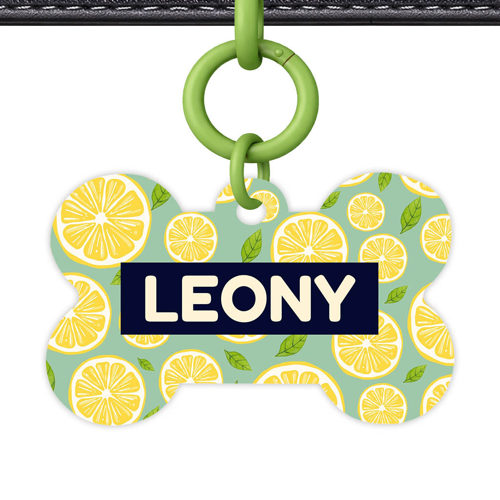 Lemon Slices Classic Pet Id (Dog Tag & Cat Tag)