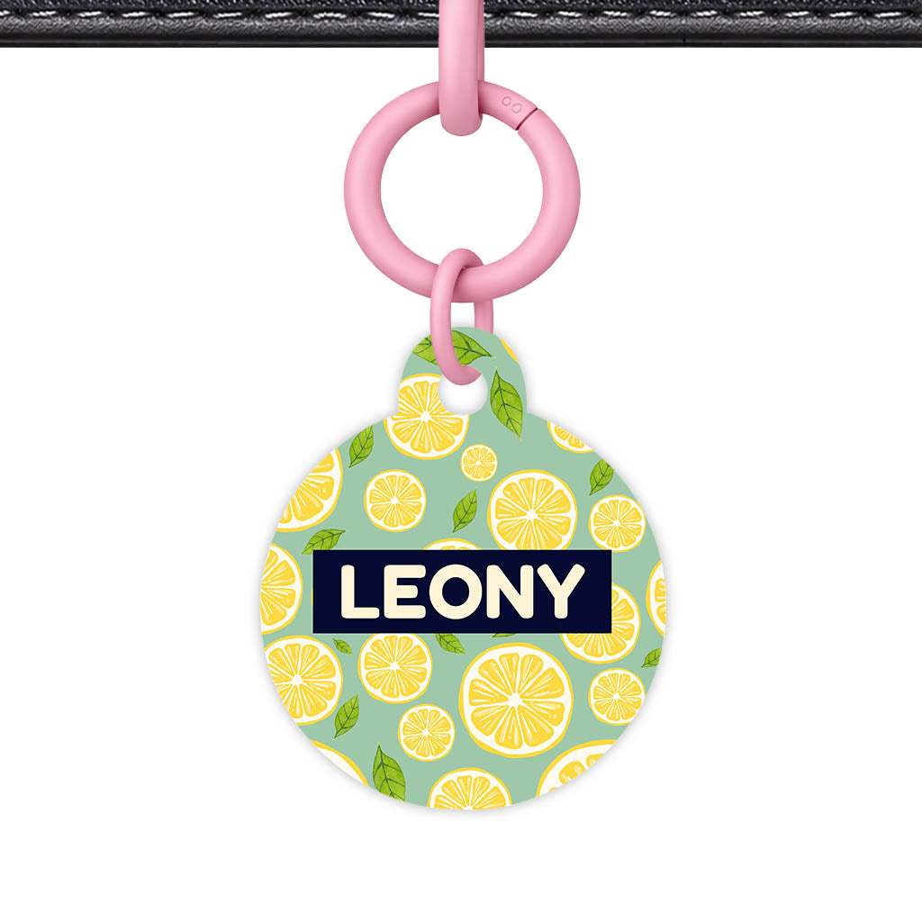 Lemon Slices Classic Pet Id (Dog Tag & Cat Tag)