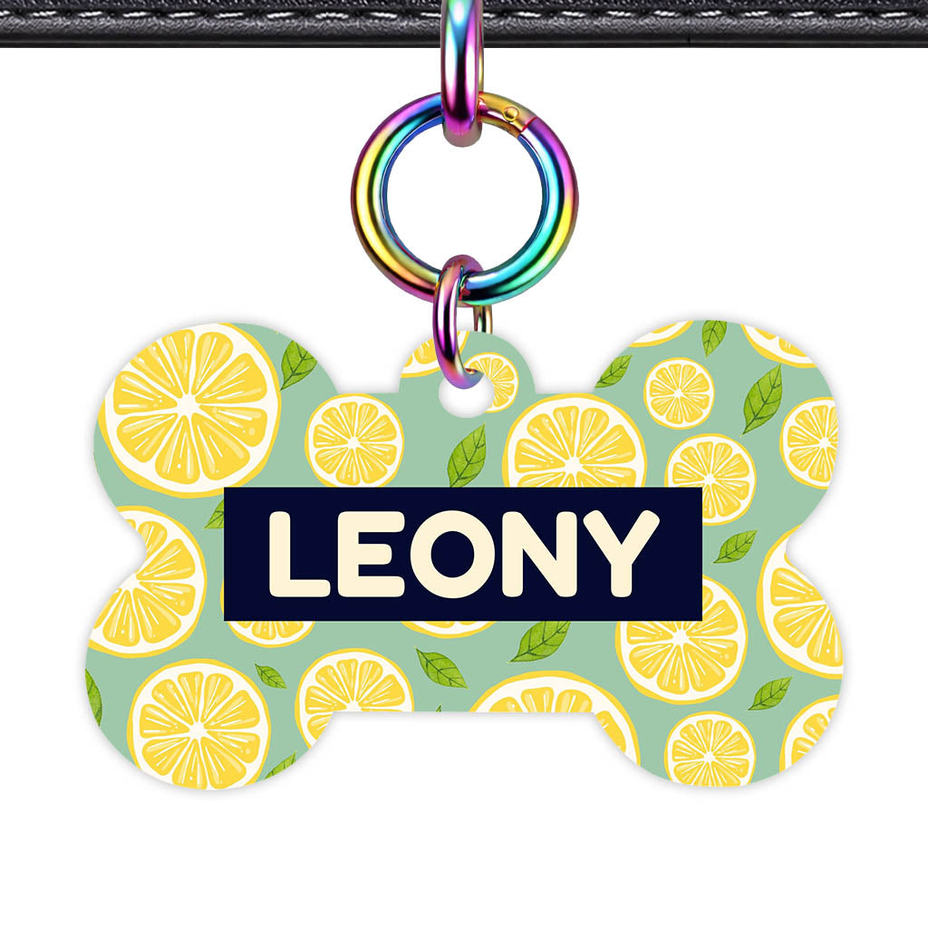 Lemon Slices Classic Pet Id (Dog Tag & Cat Tag)