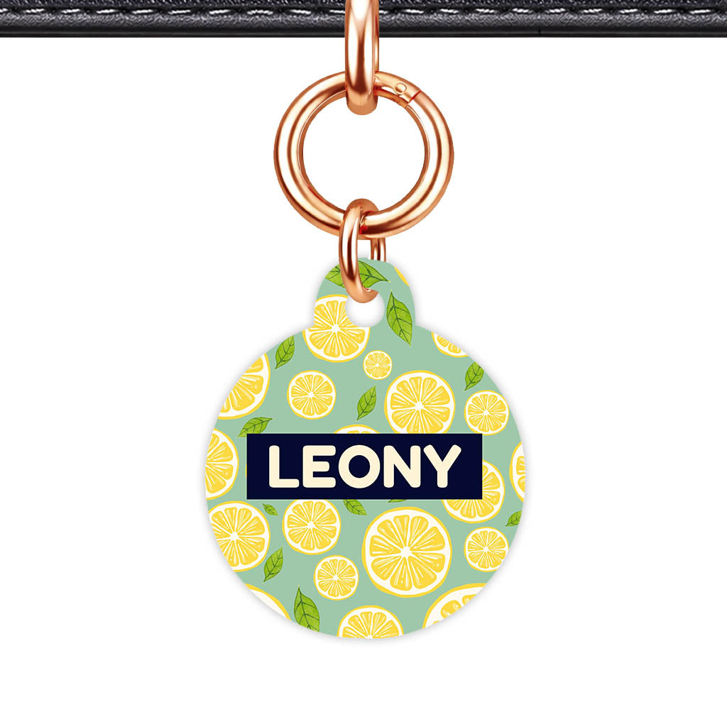 Lemon Slices Classic Pet Id (Dog Tag & Cat Tag)