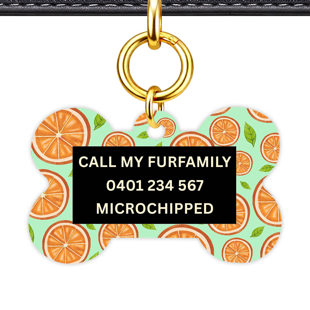 Orange Slices Classic Pet Id (Dog Tag & Cat Tag)