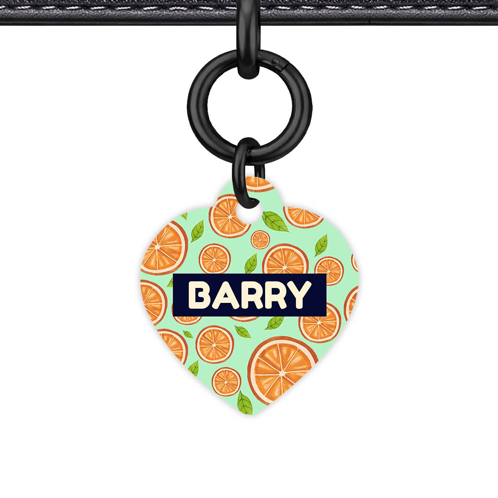 Orange Slices QR Smart Pet Id Tag (Dog Tag & Cat Tag)
