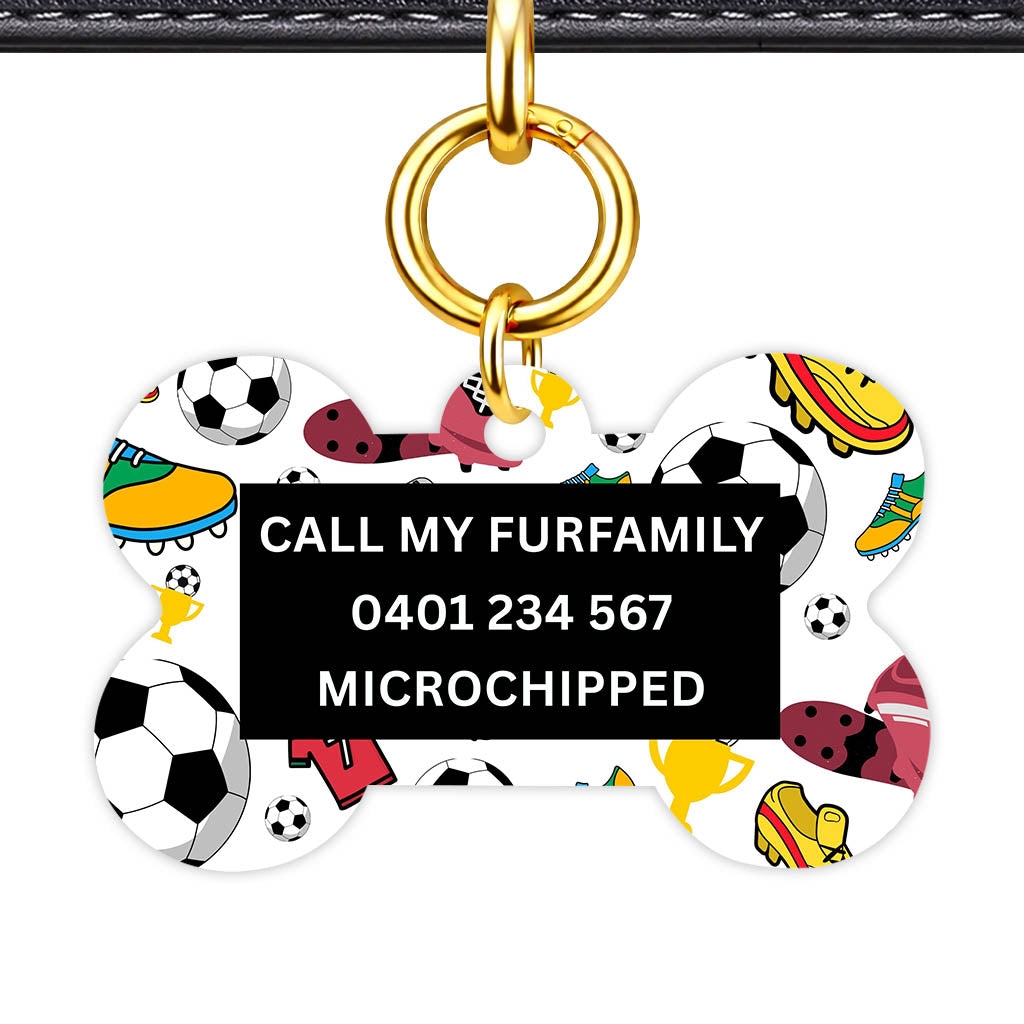 Fottball Vibes Classic Pet Id (Dog Tag & Cat Tag)