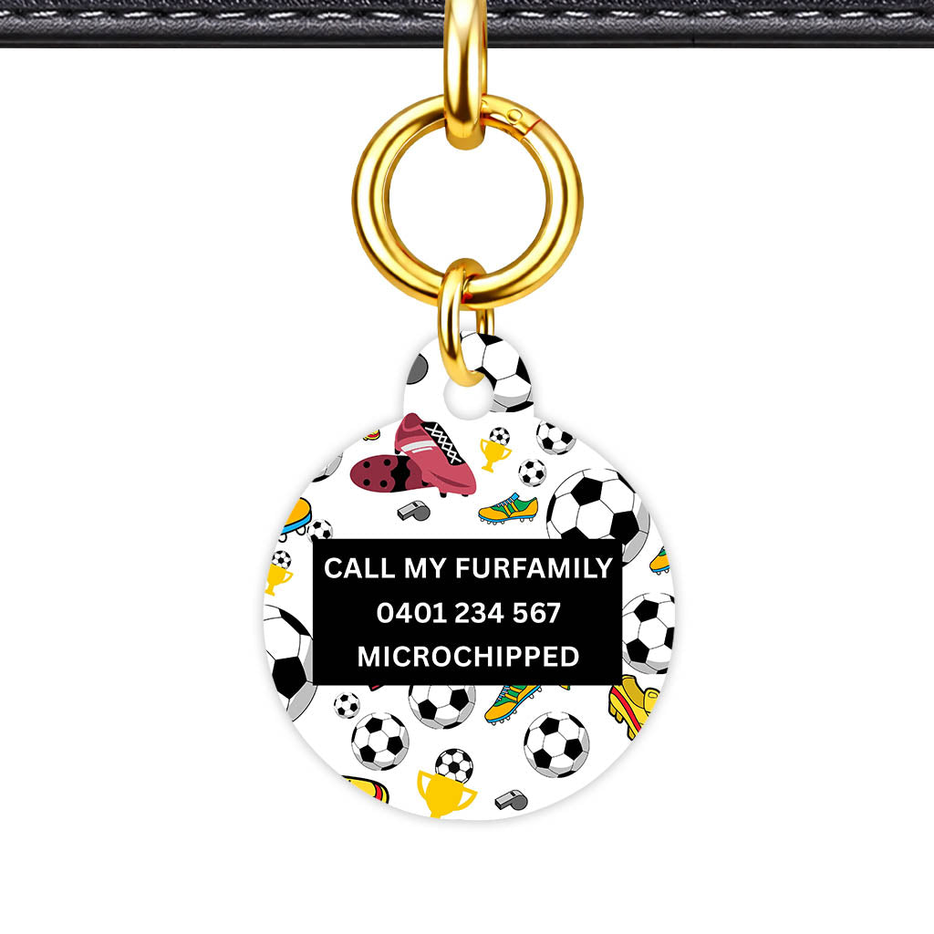 Fottball Vibes Classic Pet Id (Dog Tag & Cat Tag)