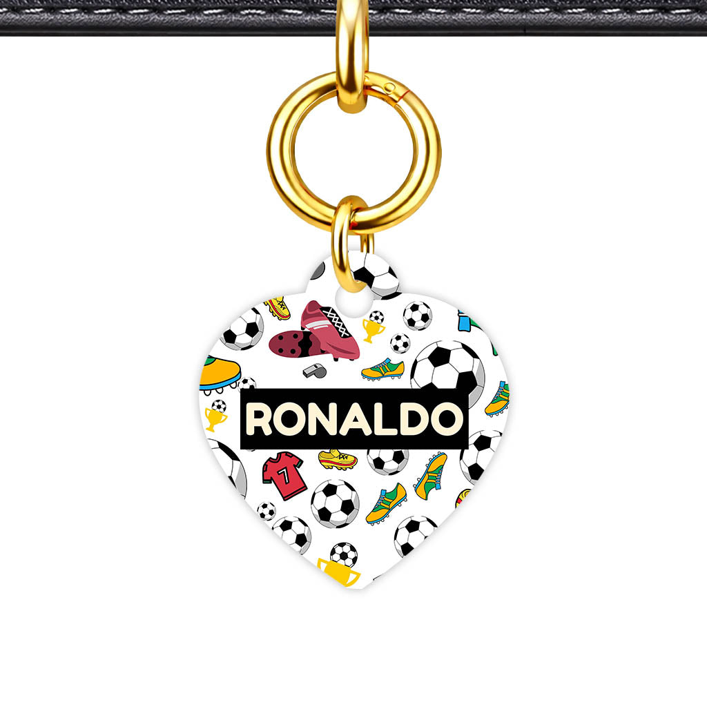 Sports & Hobbies Dog Tag Gold QR Smart | 4 Designs | Heart Bone Circle | Pet ID Tag - Qr Smart Id Unique Fottball Vibes Qr Smart Pet Id Dog Tag And Cat Tag 2051