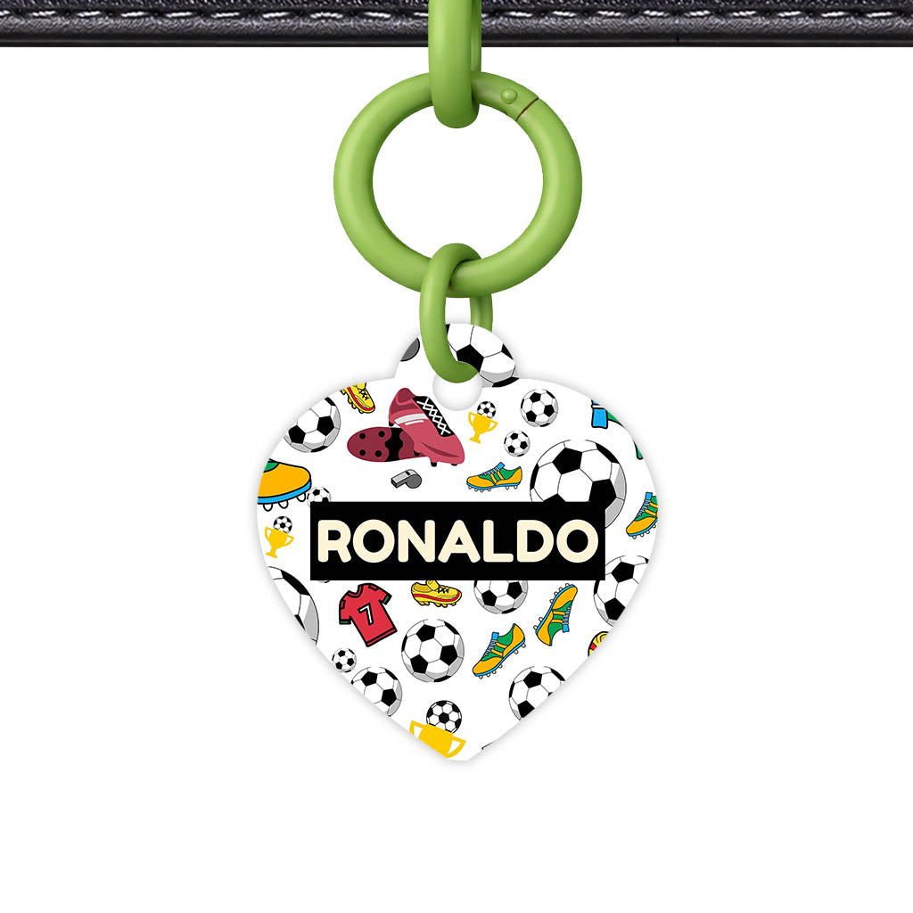 Fottball Vibes QR Smart Pet Id Tag (Dog Tag & Cat Tag)