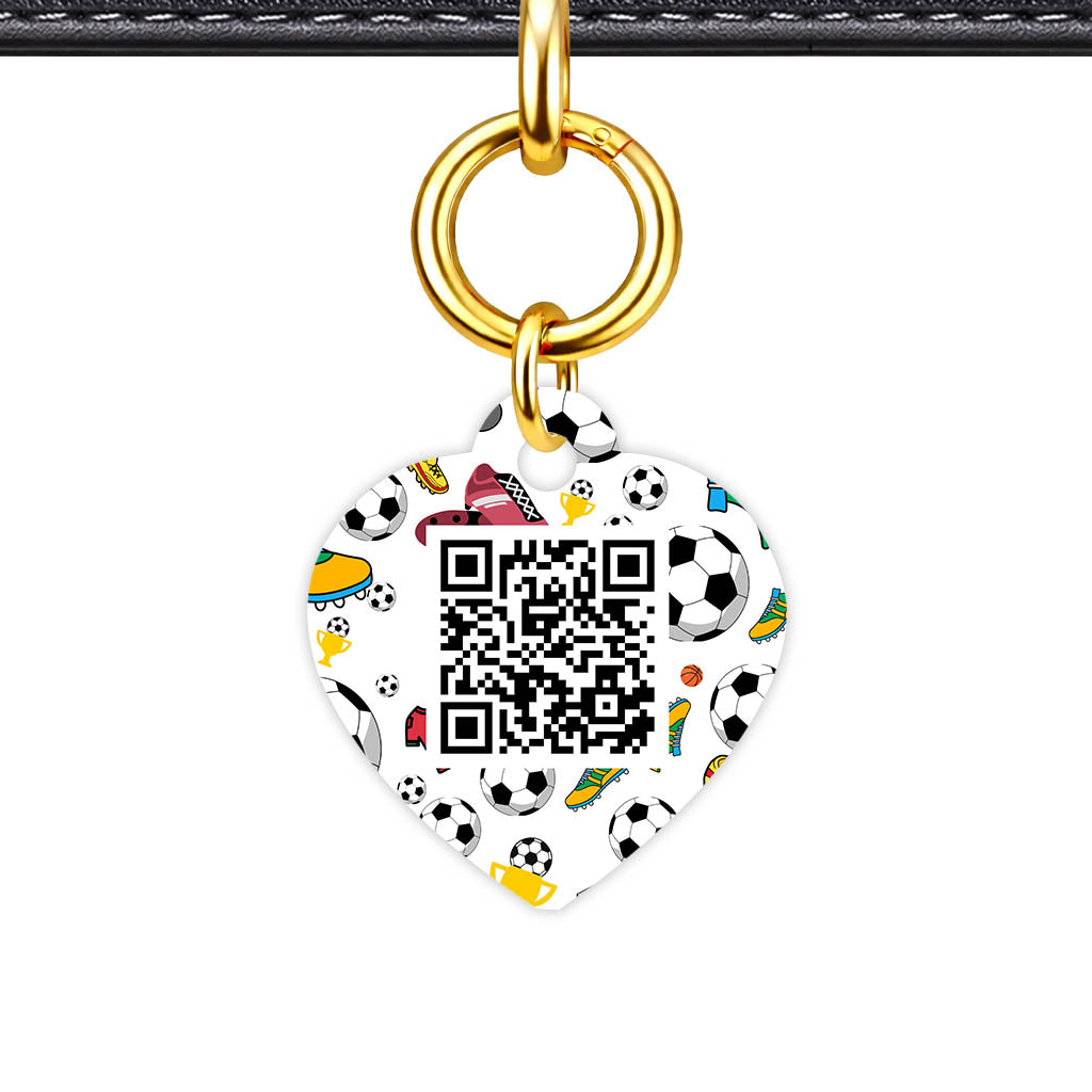 Fottball Vibes QR Smart Pet Id Tag (Dog Tag & Cat Tag)