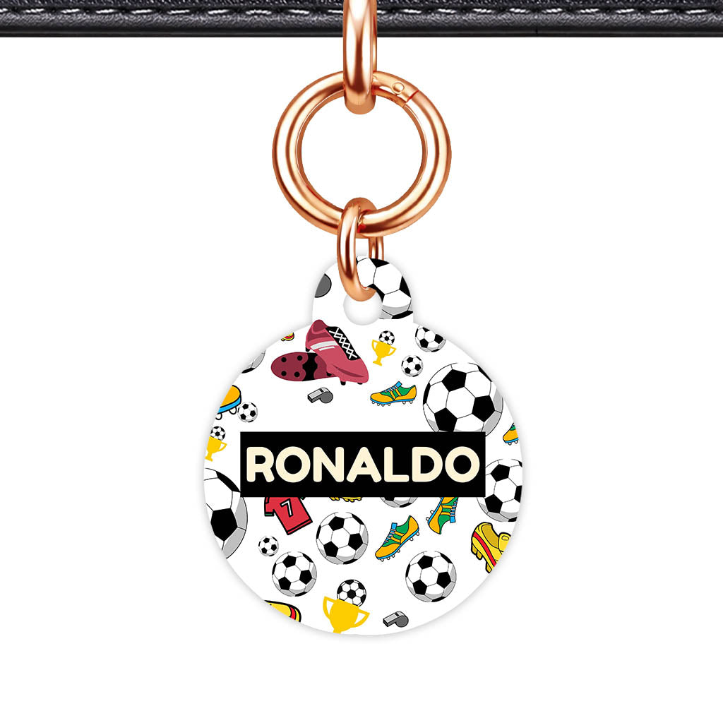 Fottball Vibes QR Smart Pet Id Tag (Dog Tag & Cat Tag)