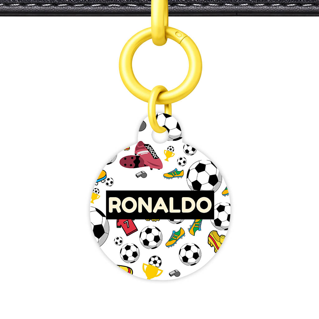 Fottball Vibes QR Smart Pet Id Tag (Dog Tag & Cat Tag)