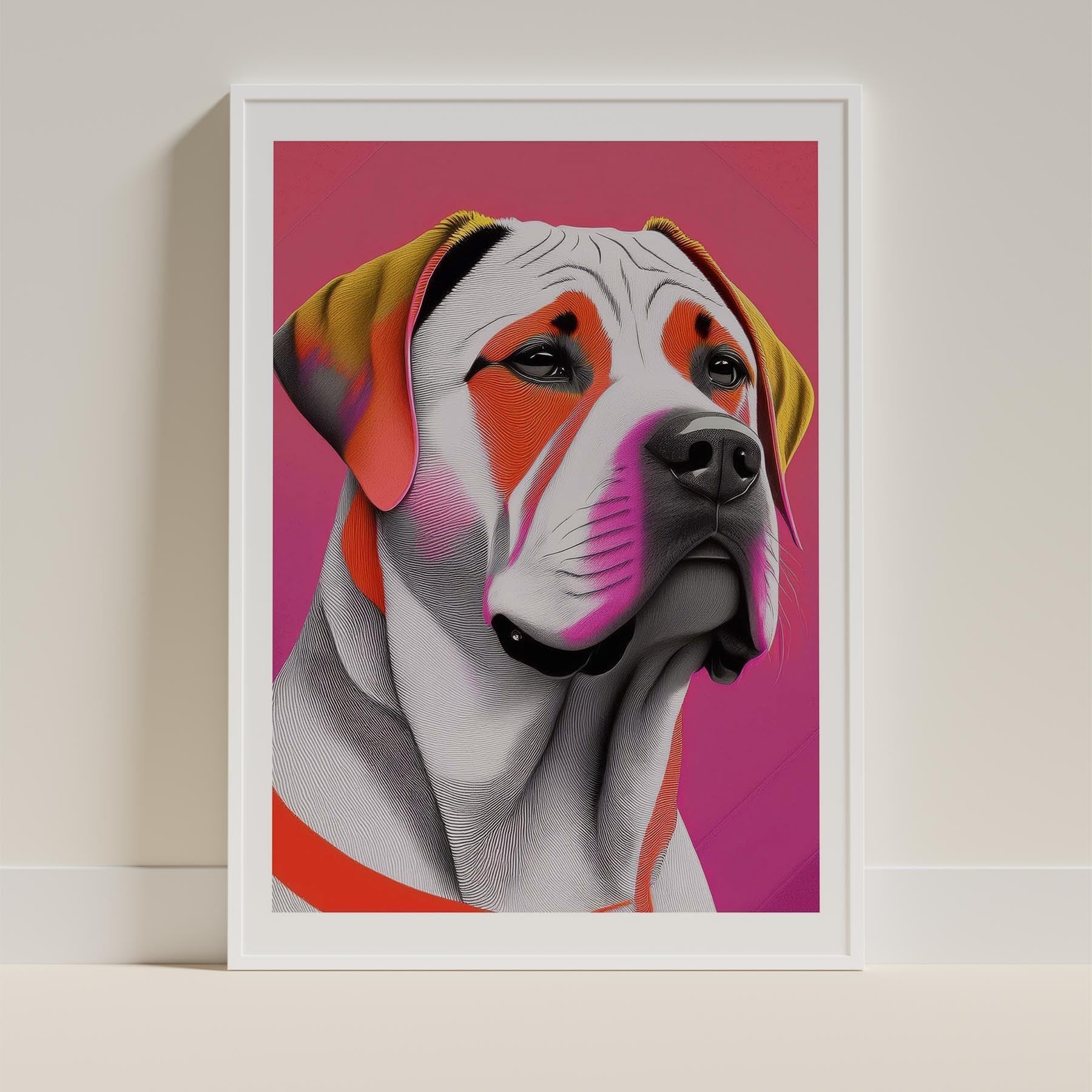 Dogue de Bordeaux Modern Pop Dog Series image 9