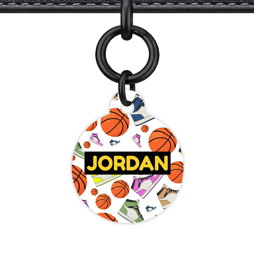 Basketball QR Smart Pet Id Tag (Dog Tag & Cat Tag)
