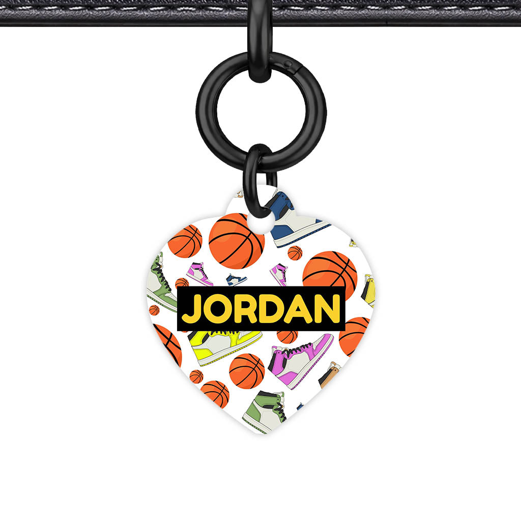 Basketball QR Smart Pet Id Tag (Dog Tag & Cat Tag)
