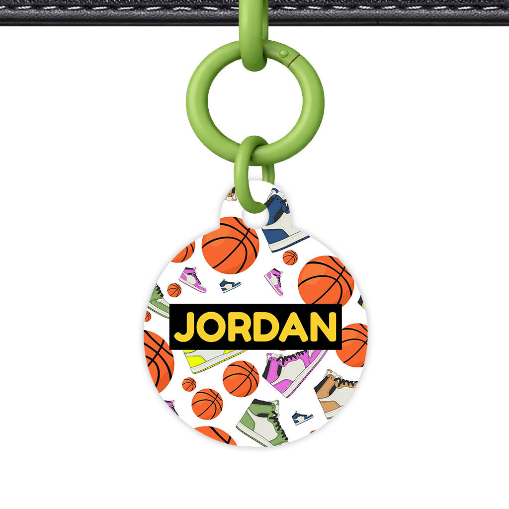 Basketball QR Smart Pet Id Tag (Dog Tag & Cat Tag)