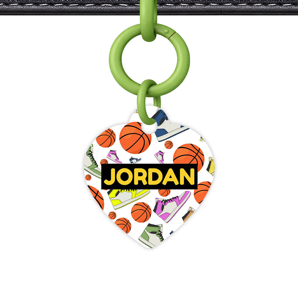 Basketball QR Smart Pet Id Tag (Dog Tag & Cat Tag)