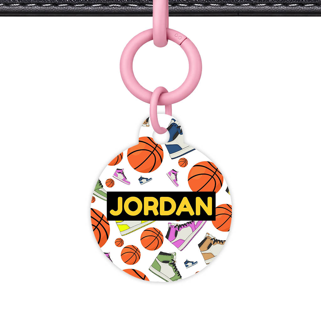 Basketball QR Smart Pet Id Tag (Dog Tag & Cat Tag)